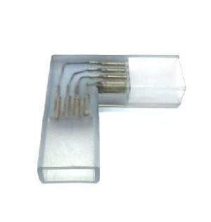 CONECTOR ESQUINA TIRAS LED 220V RGB