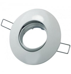 ARO BASCULANTE CUADRADO BLANCO-CROMO 91 mm