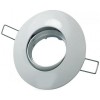 ARO BASCULANTE CUADRADO BLANCO-CROMO 91 mm