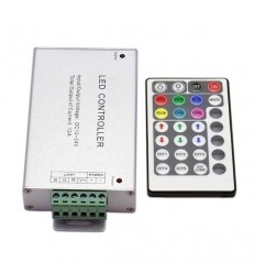 CONTROLADOR RGB CON MANDO 12V ~ 24V  12A